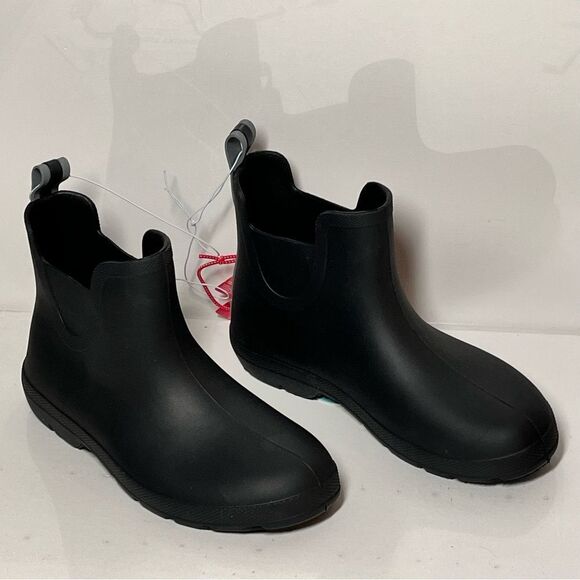 Totes Everywear Technology Chelsea Ankle Rain Boots - Picture 1 of 5